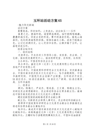 玉环站活动方案65