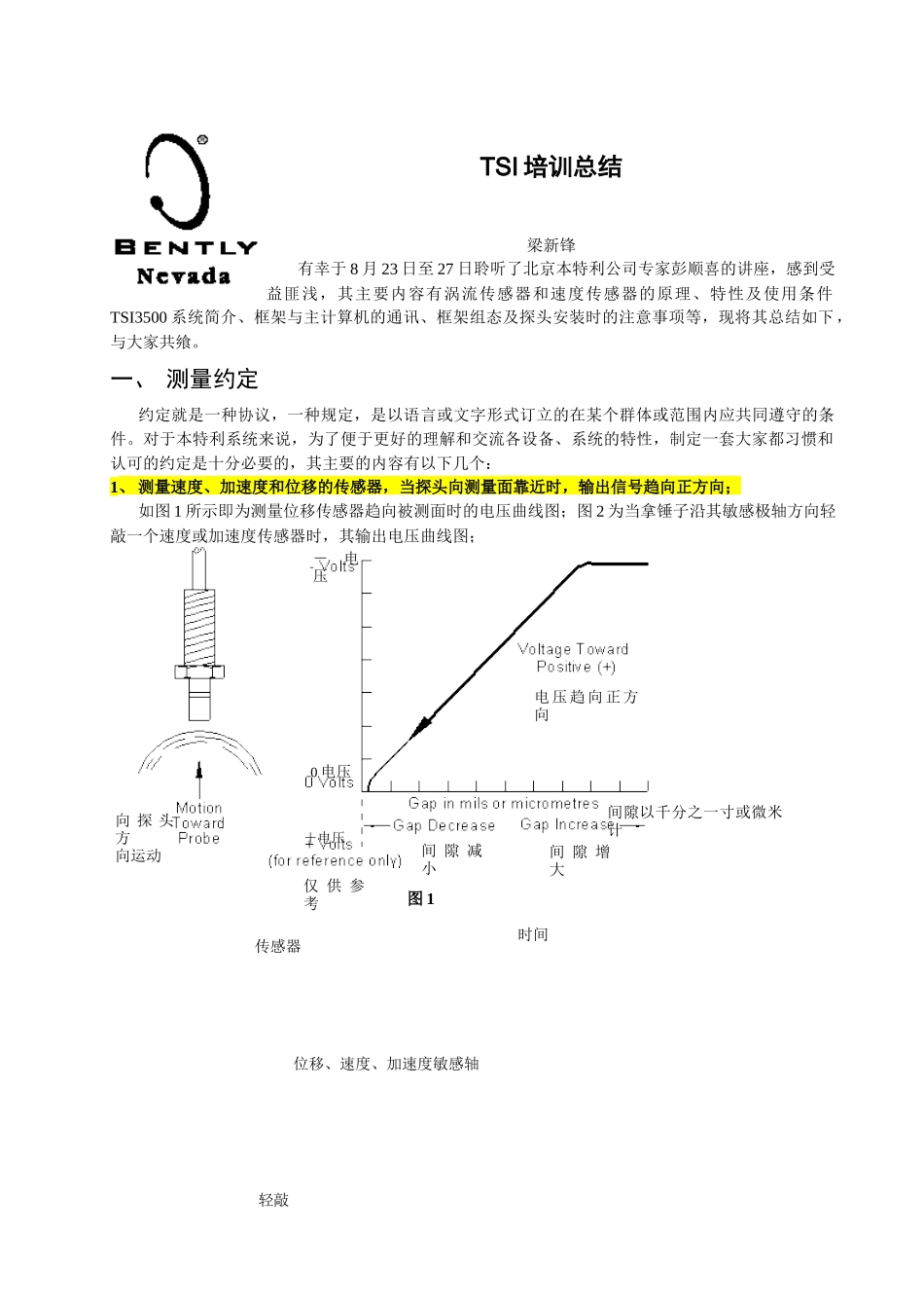 本特利TSI3500培训资料及总结_第1页