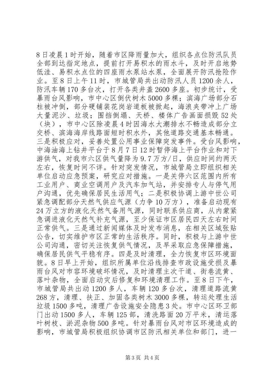 城市防汛工作汇报 _第3页