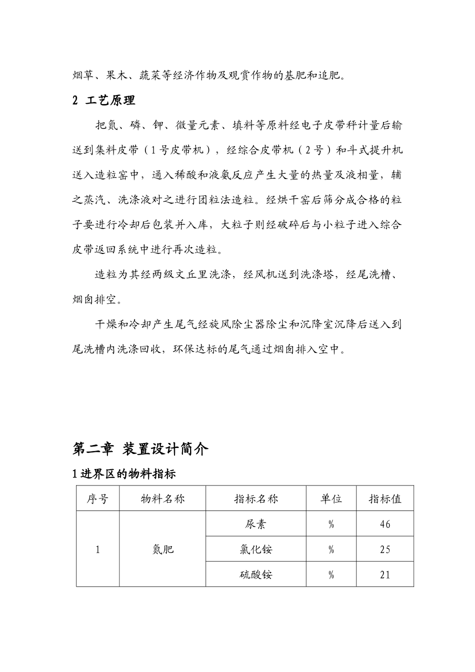 氨酸法造粒工艺及岗位操作规程_第3页