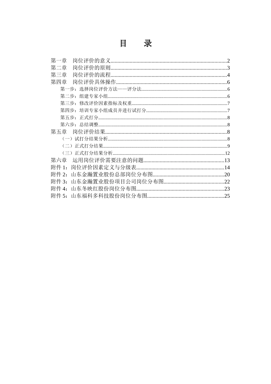 金瀚控股岗位评价报告_第2页
