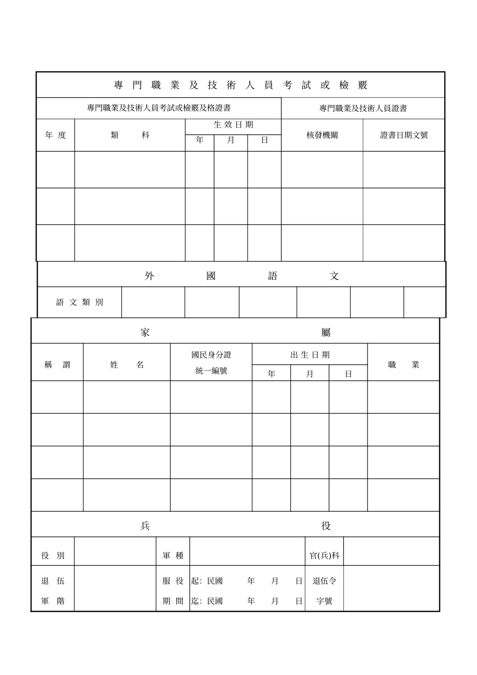 公务人员履历_第2页