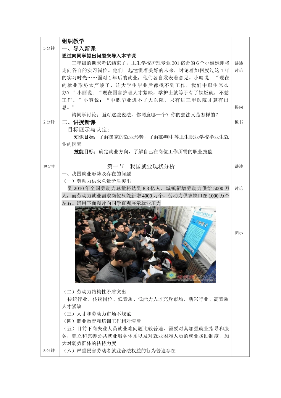 《中职生就业与创业指导教程》教案_第2页