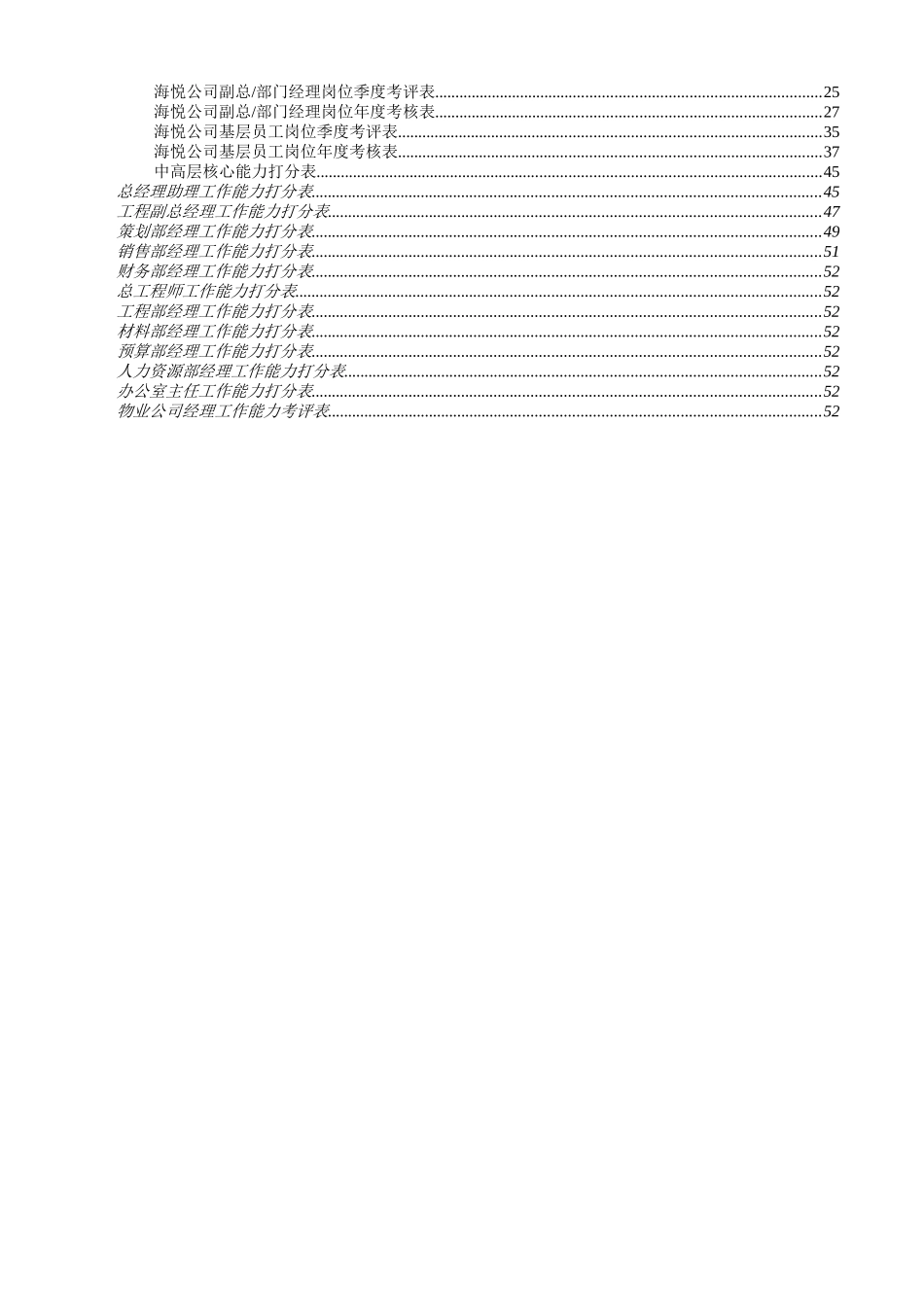 【海悦地产绩效考评手册】_第3页