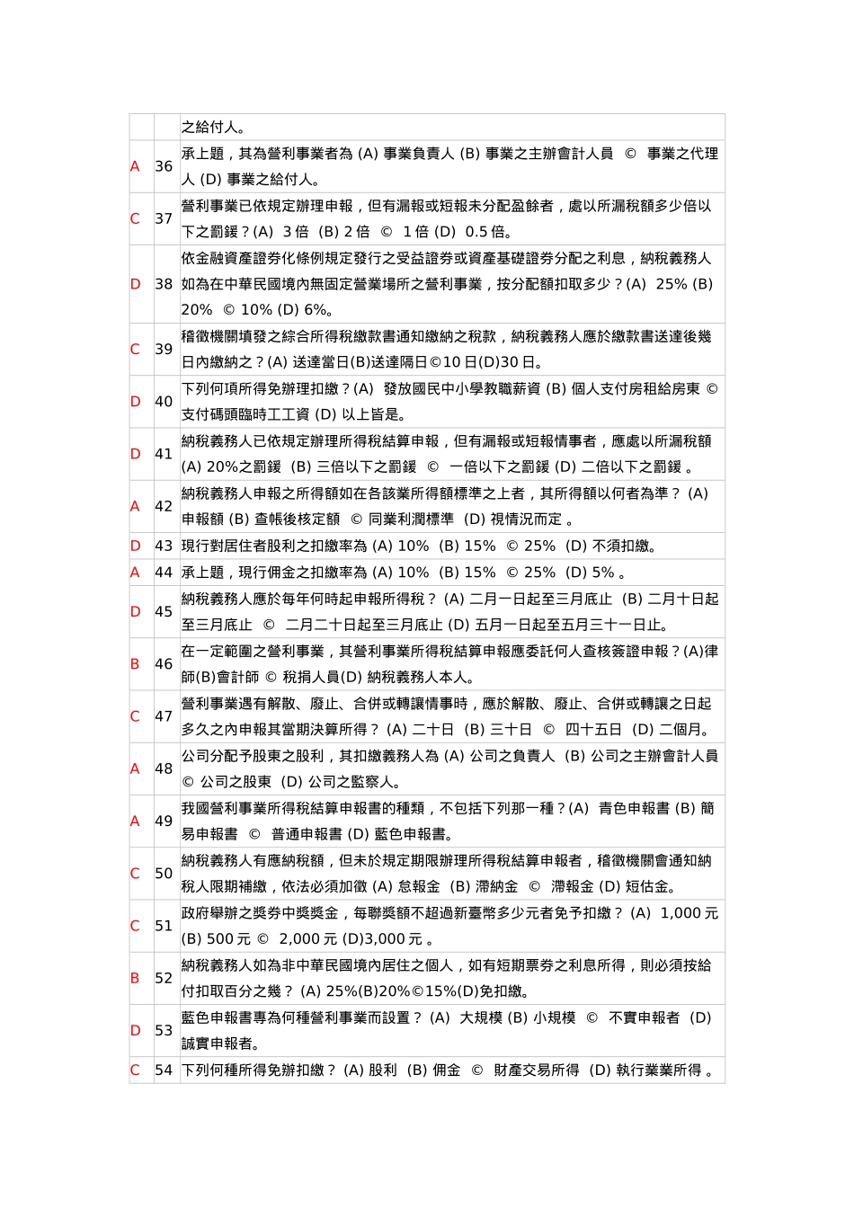 纯薪资所得者申报所得税时应填_第3页