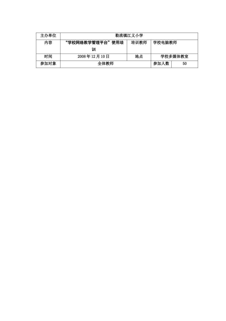 教育培训活动记录_第2页