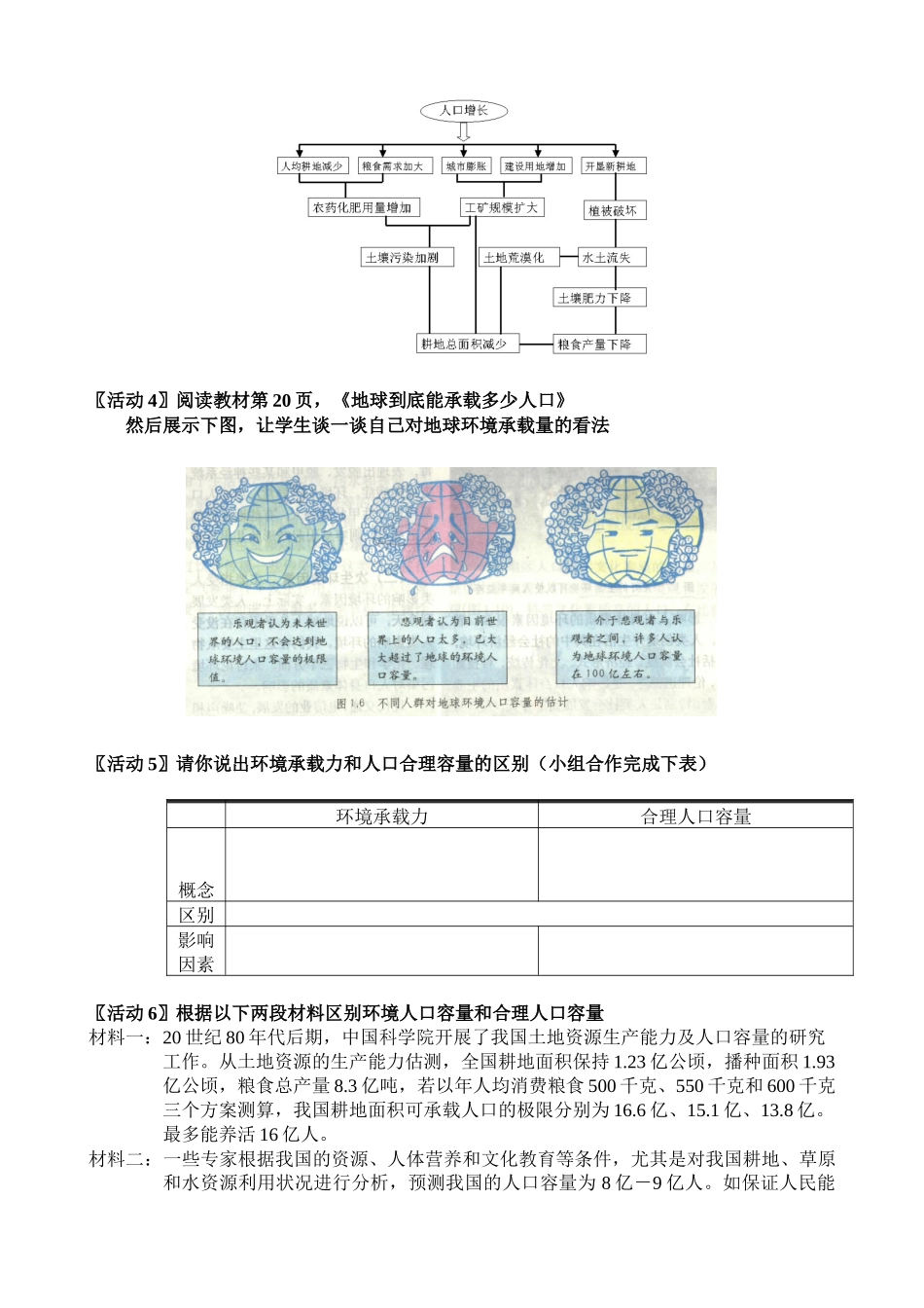 第三节环境承载力与合理人口容量_第2页