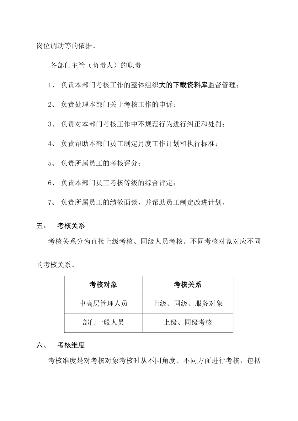 【房地产行业—某知名地产公司绩效考核（草案）】_第3页