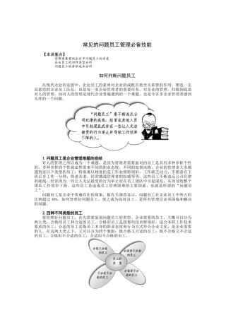 常见的问题员工管理必备技能( 4)
