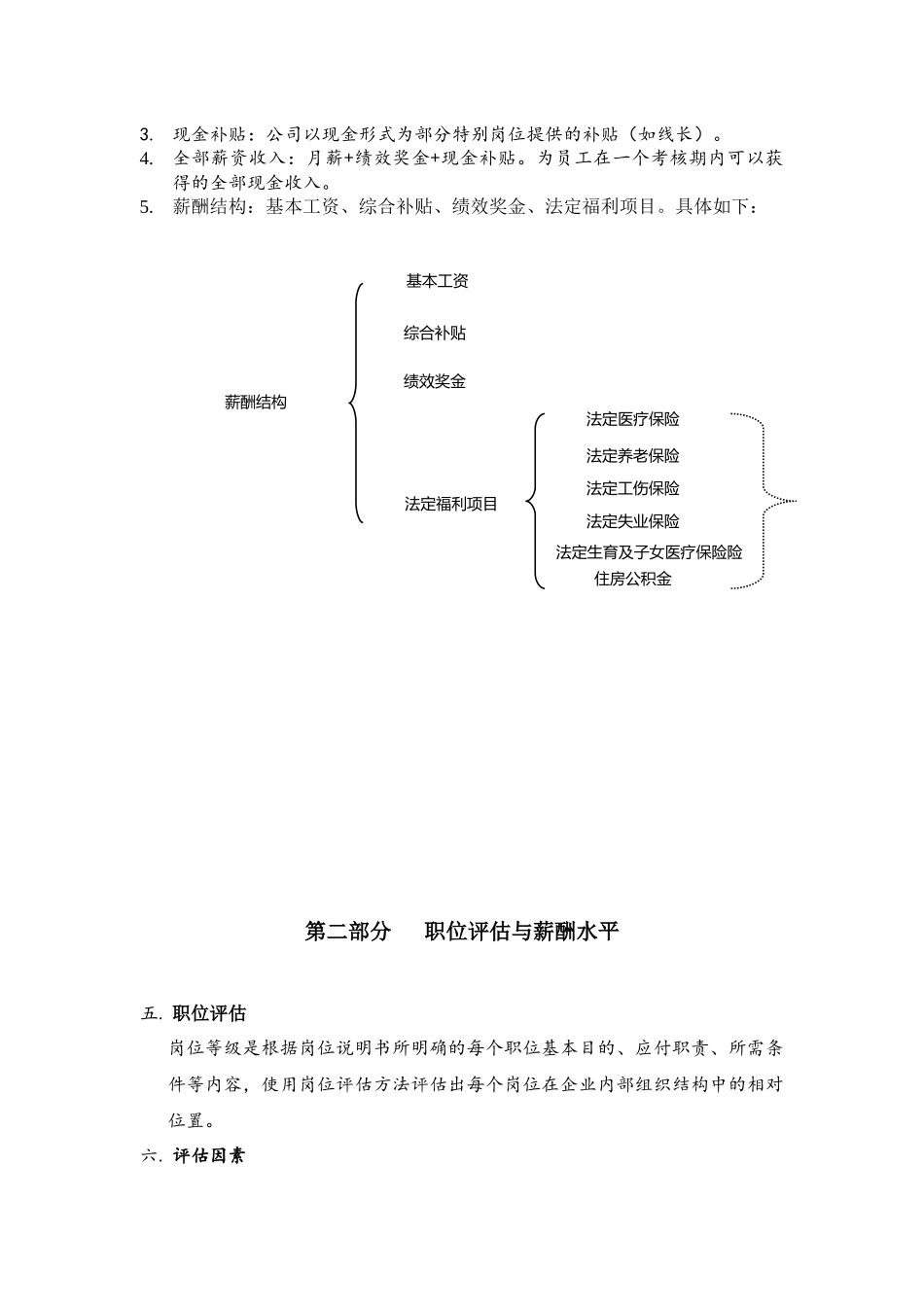 某公司薪资政策奖金方案岗位测评工具_第3页