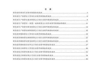 财务部绩效考核指标( 48页)