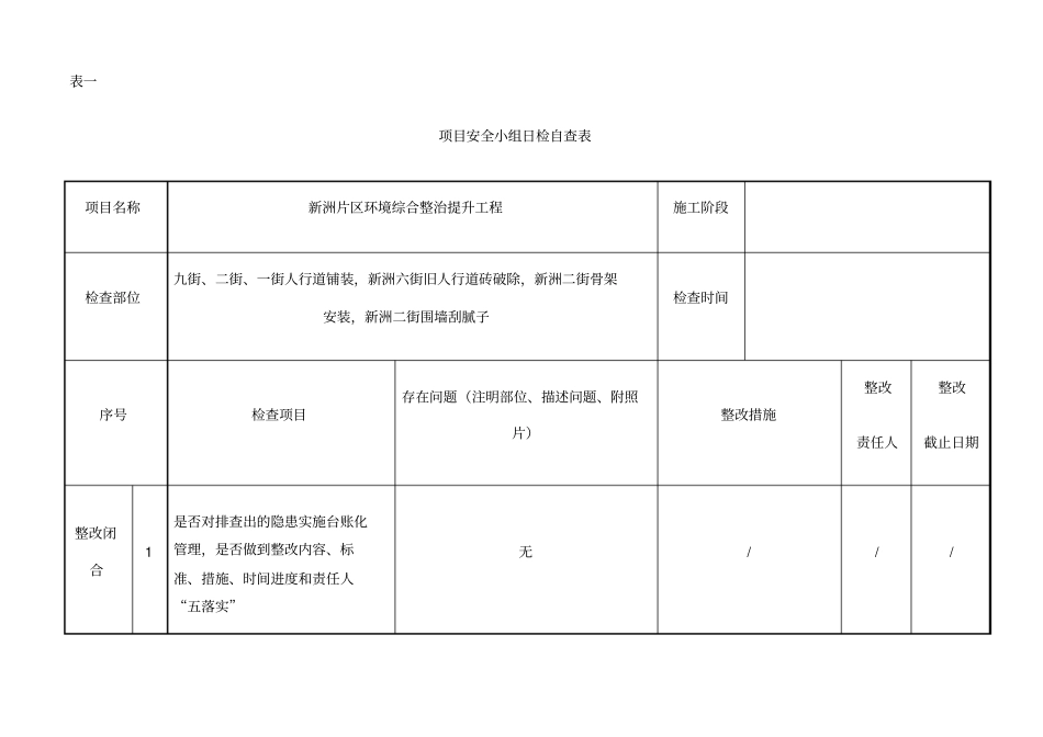 三级三层安全日检周检月检自检表格_第3页