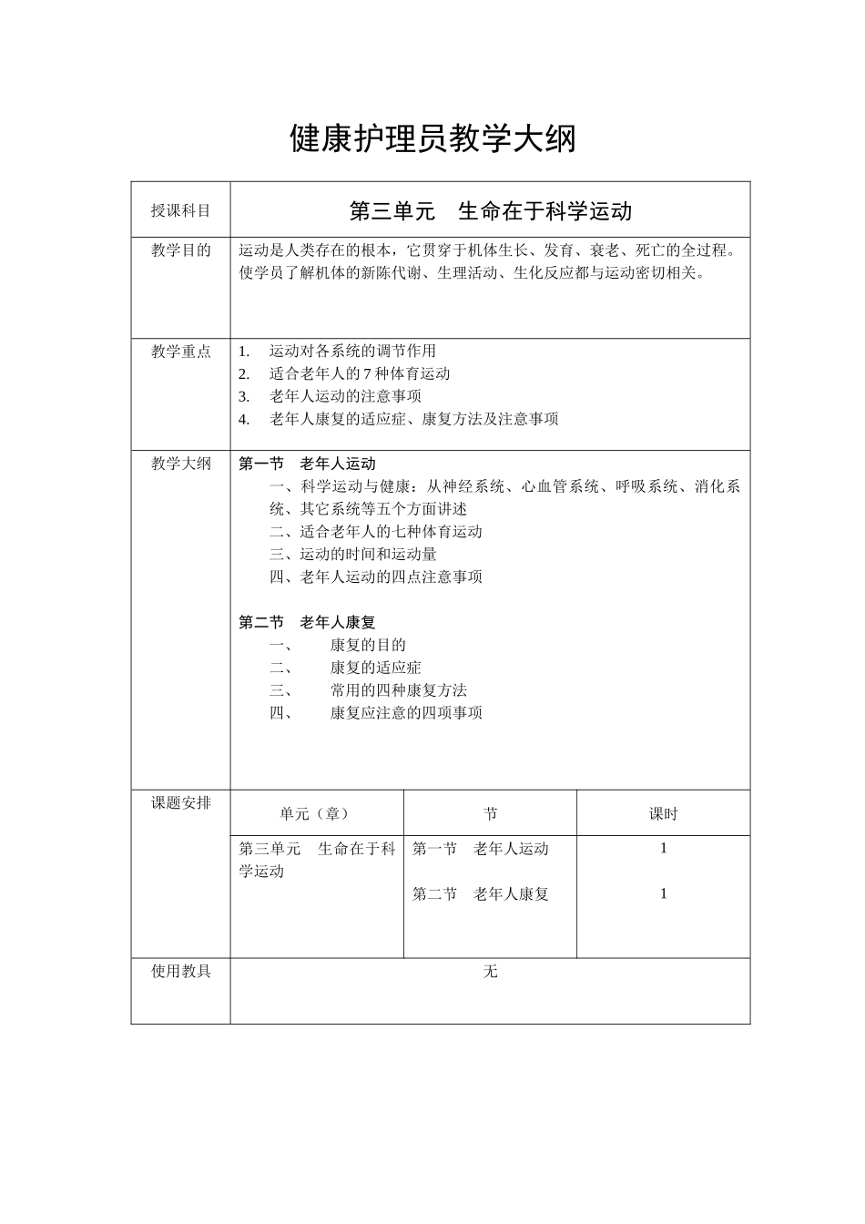 健康护理培训大纲_第3页