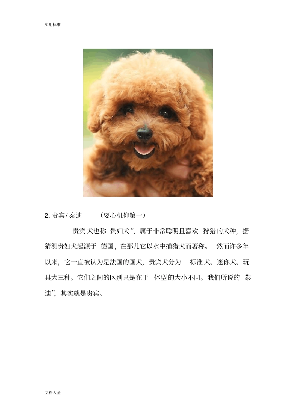 世界名犬大全前100名配详图和说明书_第2页