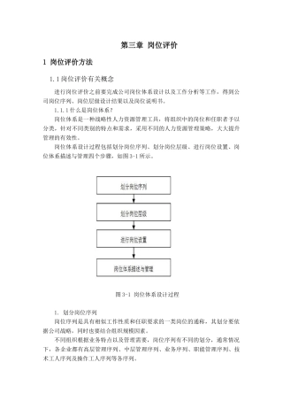 岗位评价操作要领