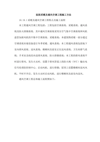 采暖及通风空调工程施工方法培训资料