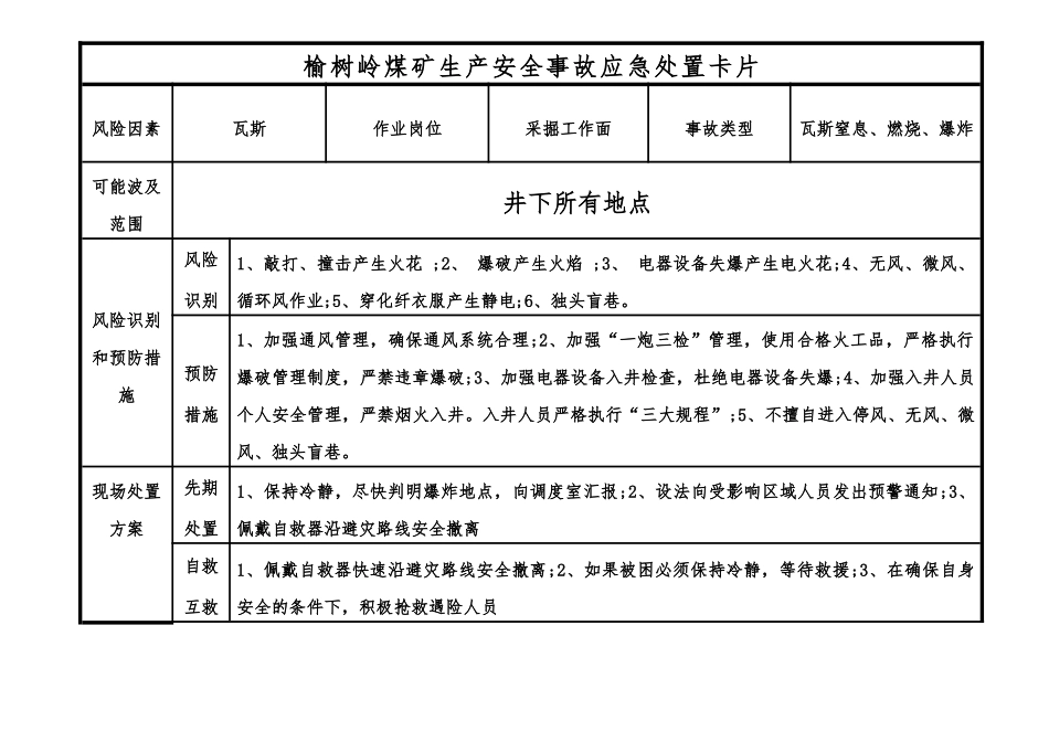岗位应急处置卡_第3页