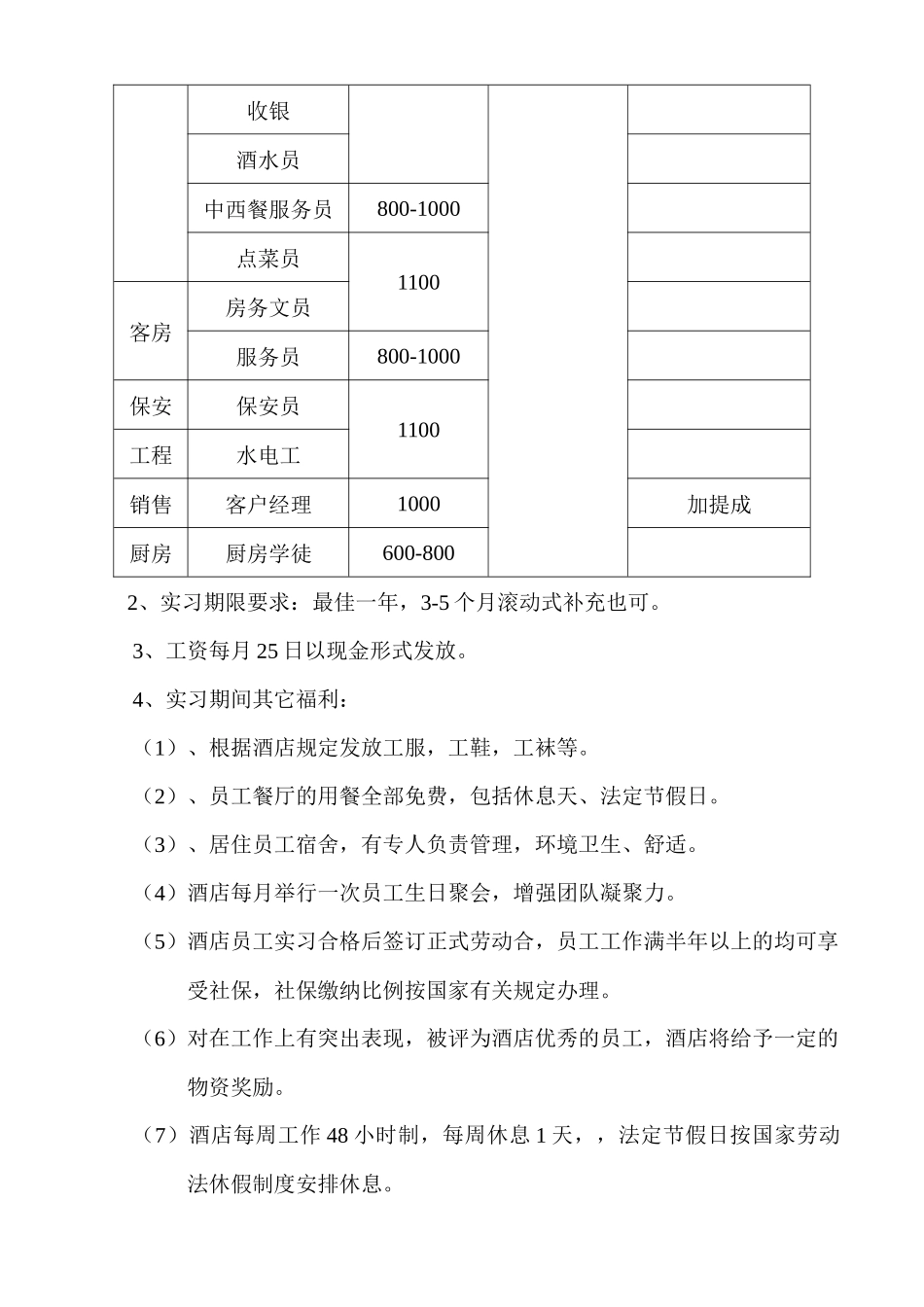 金瓯酒店学校招聘简介-金瓯酒店招聘简介_第3页