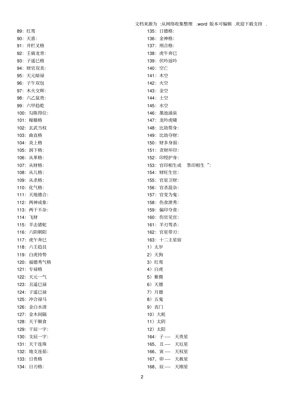 八字命理术语大全_第2页