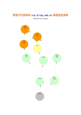 促销员职业生涯规划(5)