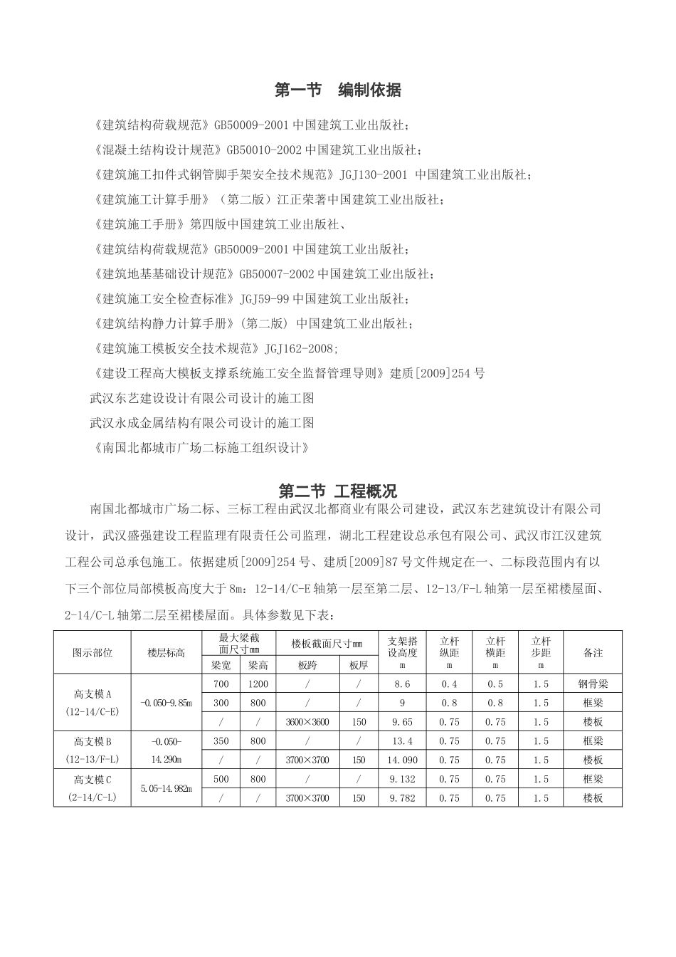 高大模板支撑专项施工方案培训资料_第2页
