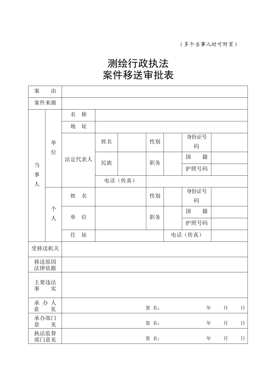 测绘行政执法文书格式文本_第3页