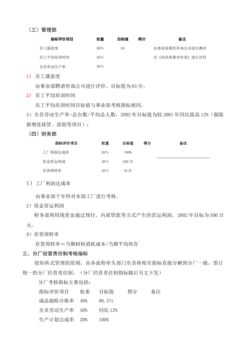 经营责任制考核方案_第3页