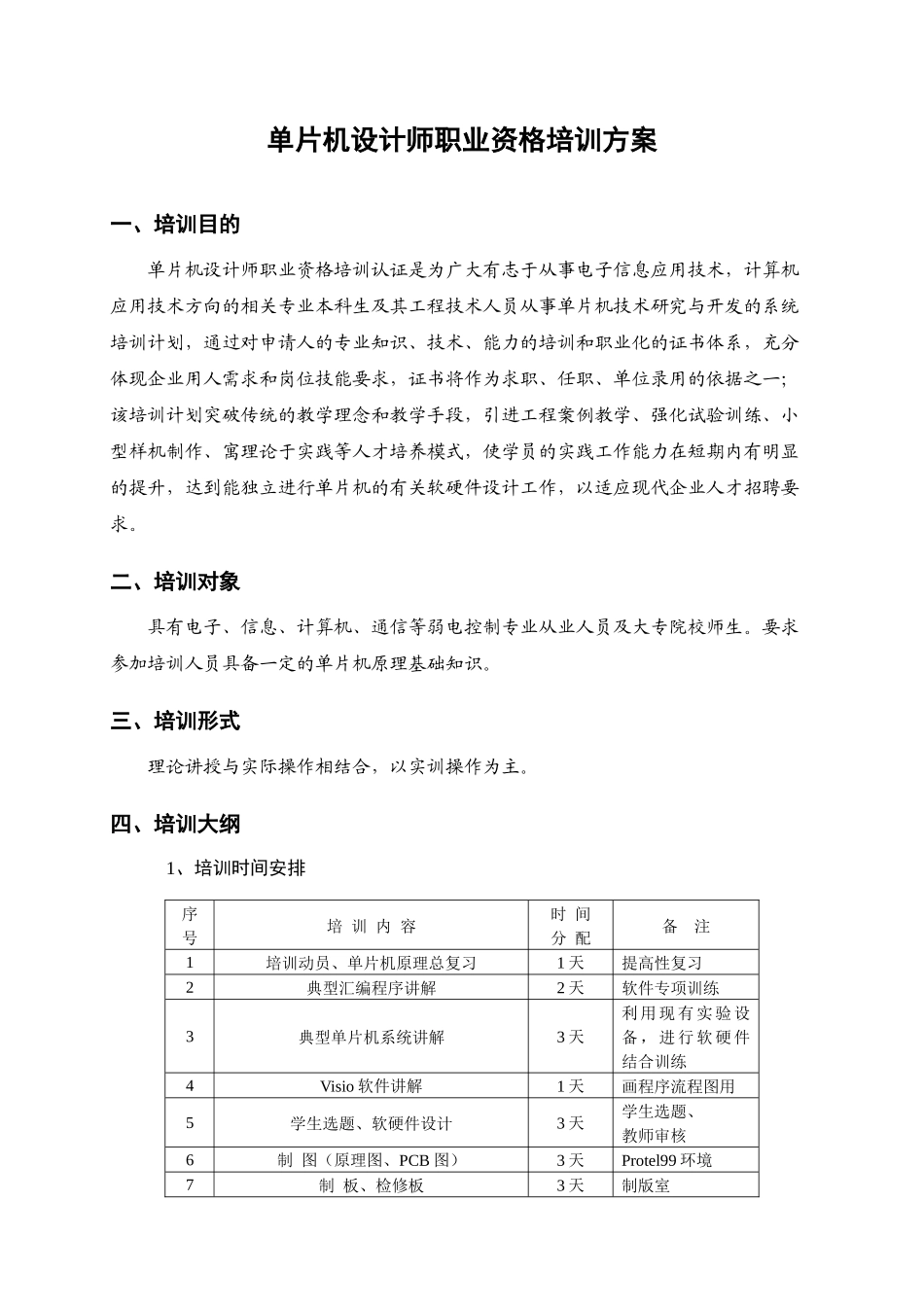 高级维修电工职业资格认证培训方案_第3页