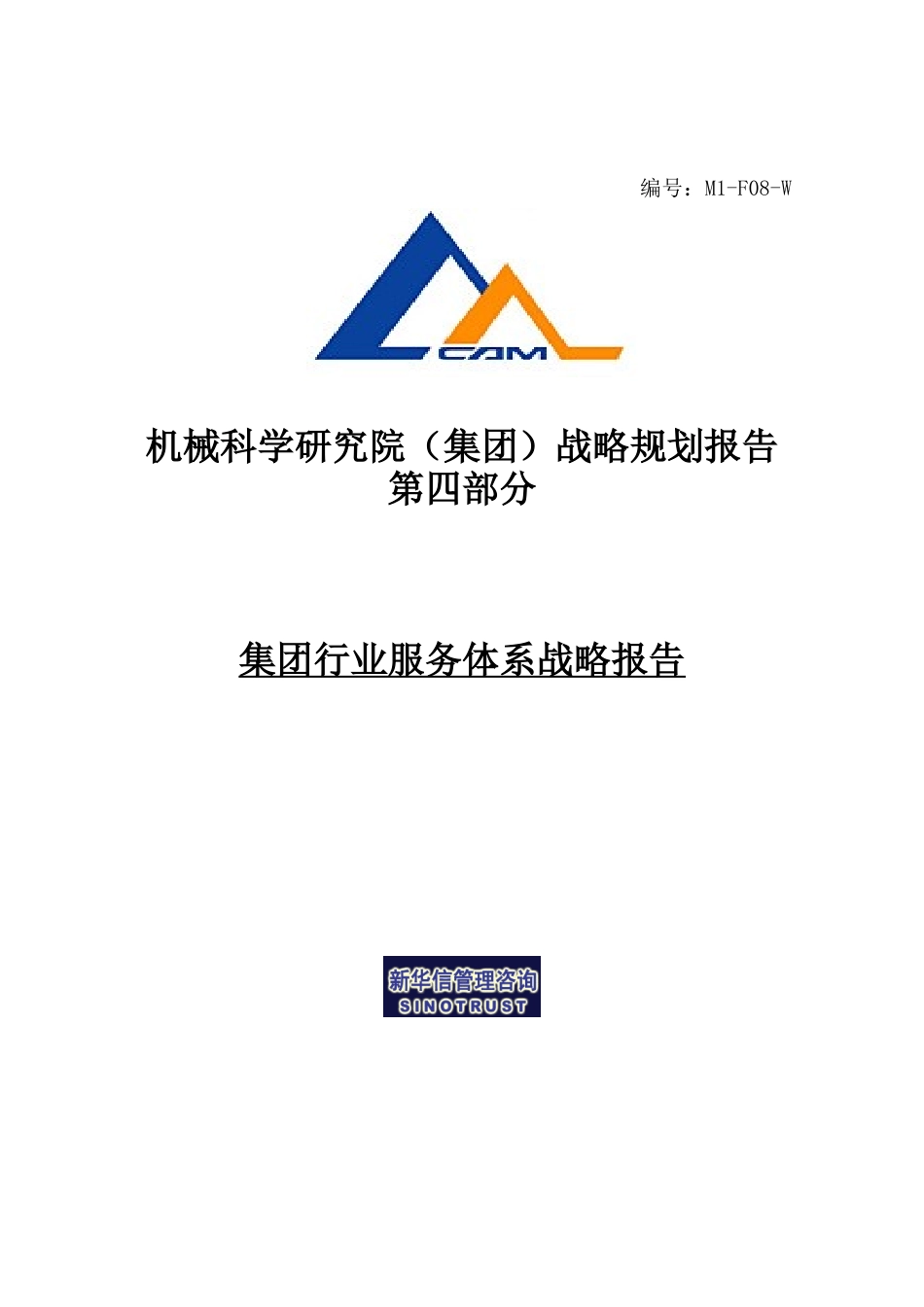 某集团行业服务体系战略报告_第1页