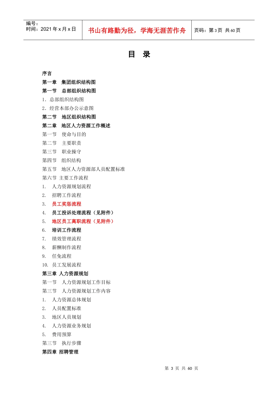 某集团分公司人力资源工作手册_第3页