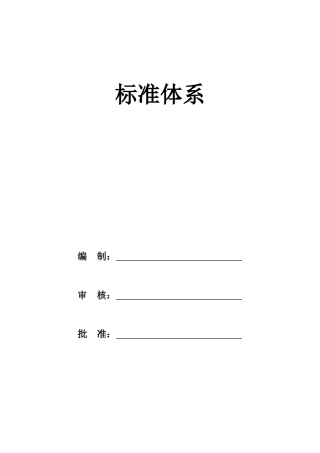 标准化管理制度（DOC36页）