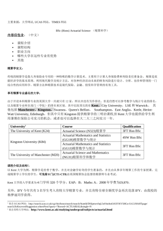 精算科学专业》-jessica：bsc(hons