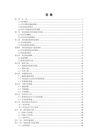 某足球场建设项目可行性报告