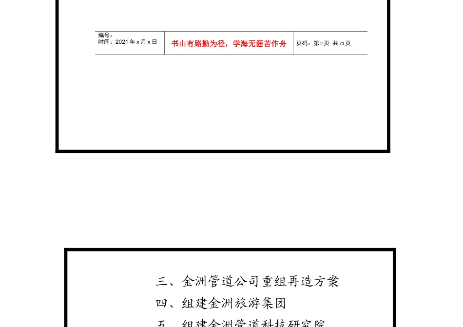 某集团改革重组再造总体方案设计_第3页