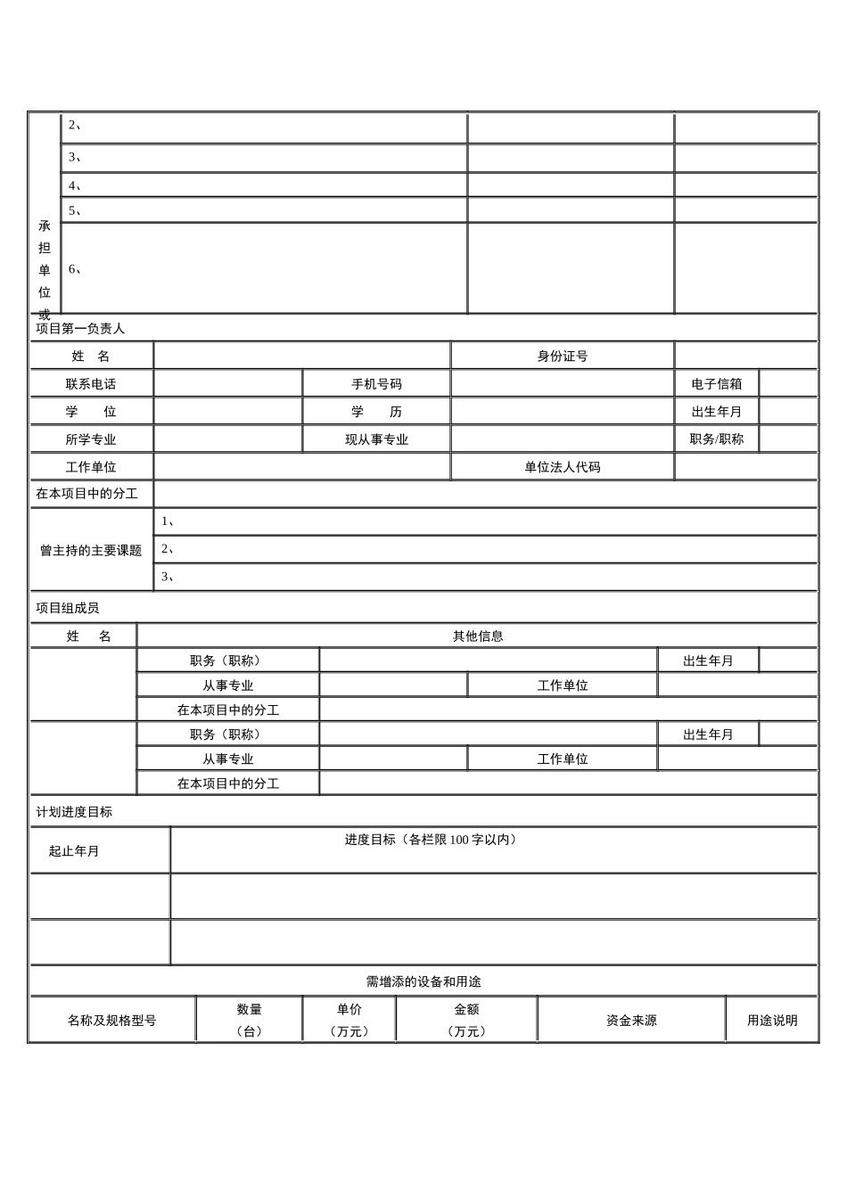 开发区科技创业种子资金资助项目申请表_第2页