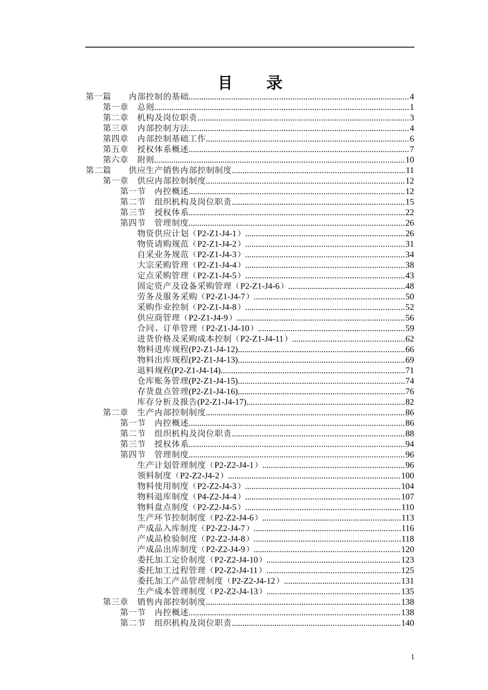 某集团公司内部控制制度手册_第2页