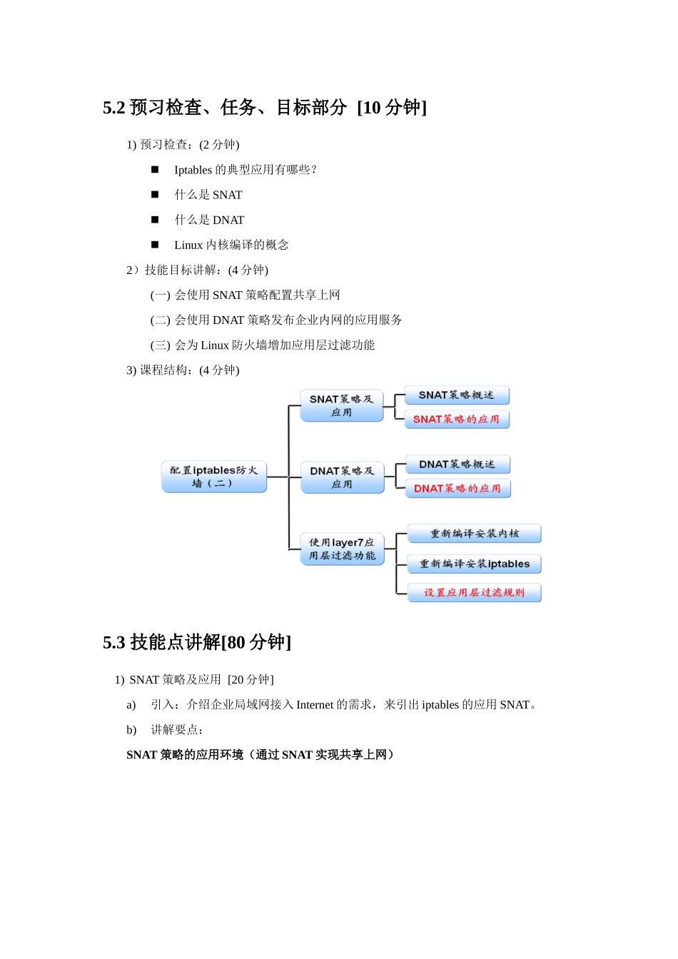 linux网关及安全应用-第3章(配置iptables防火墙二)理论课教案-焦可伟_第3页