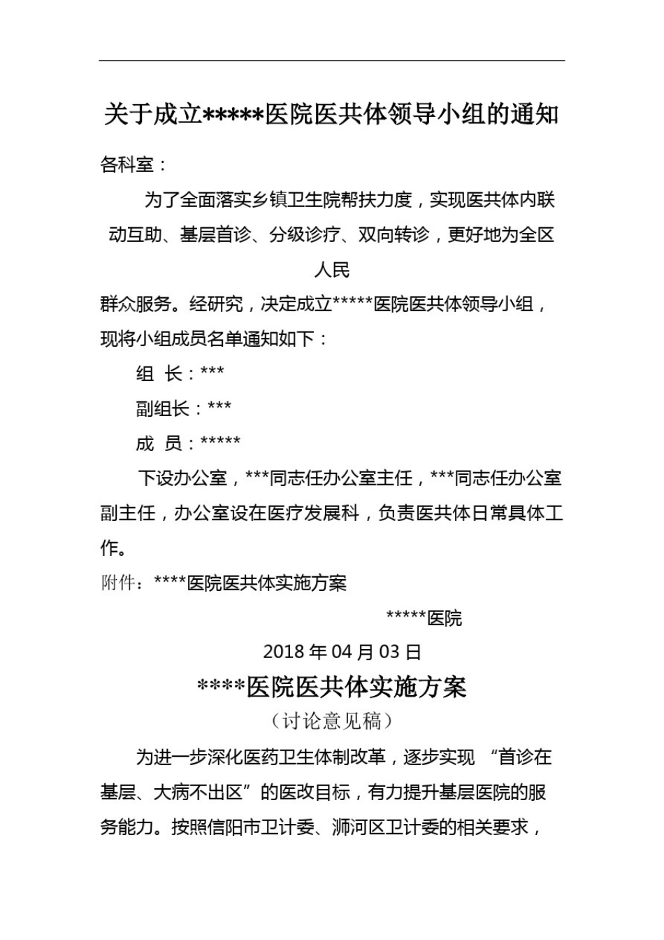 医共体实施方案_第2页