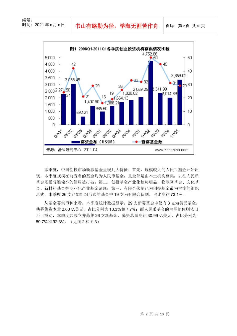 清科---XXXX年一季度VC市场落袋34亿美元 232起投资再创新高_第2页