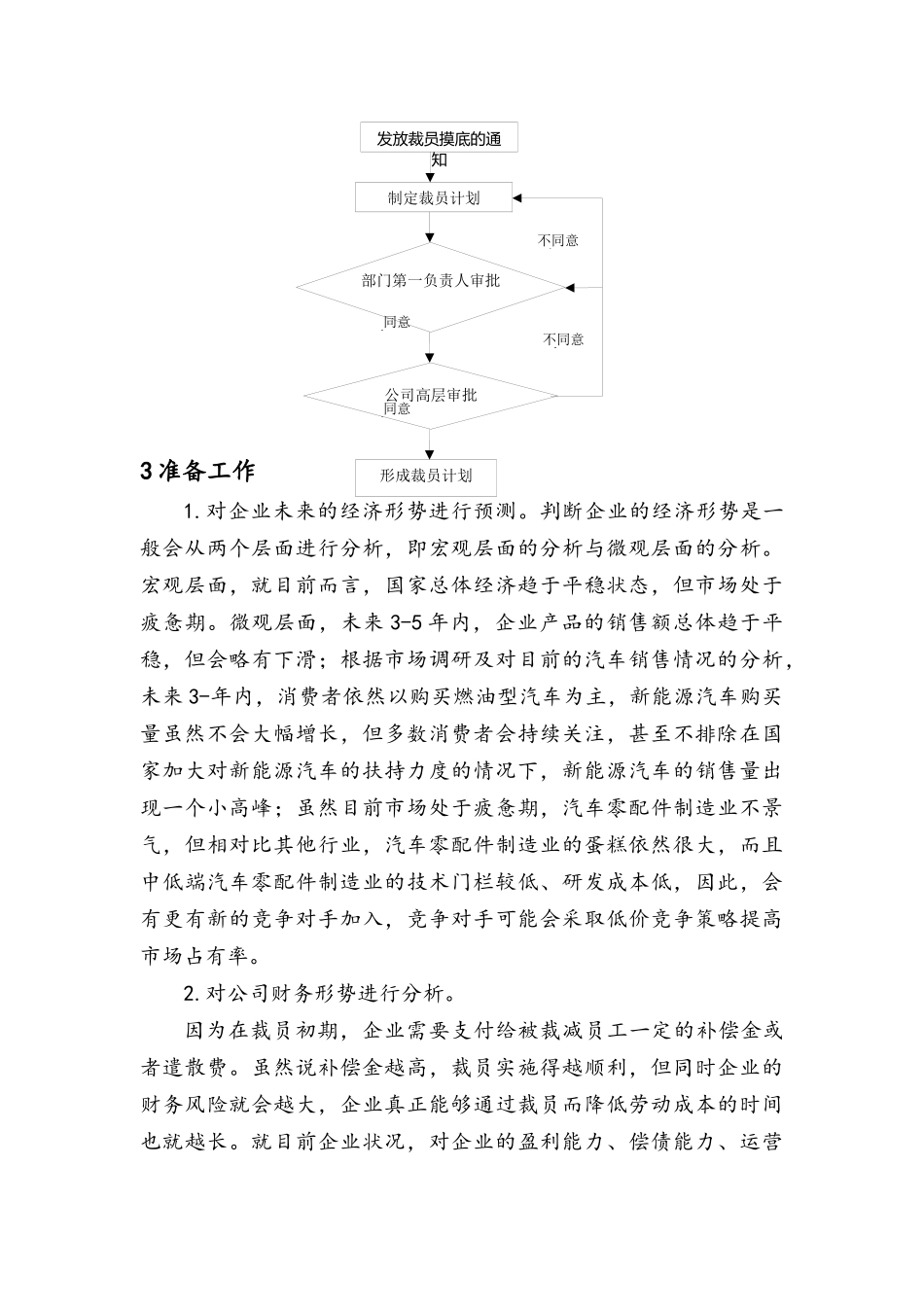 奥法雷公司人事部裁员方案_第3页