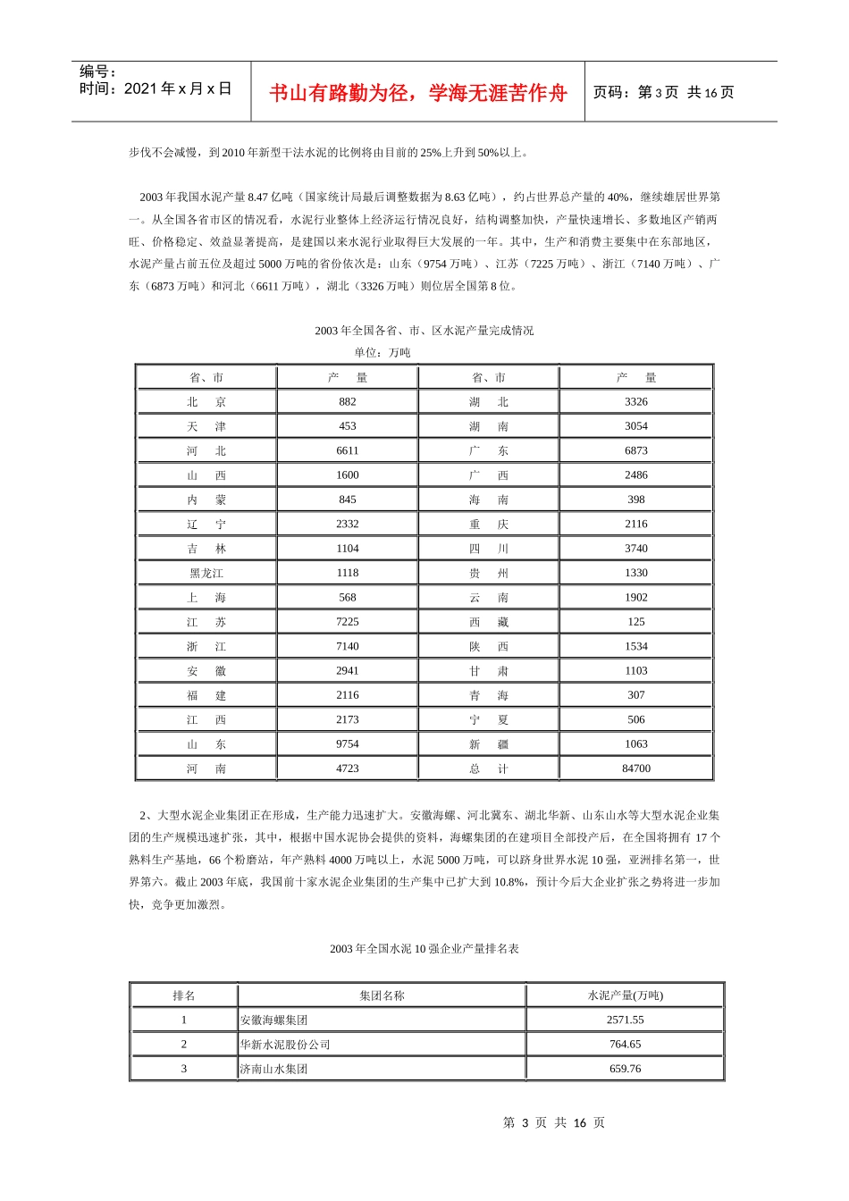 湖北水泥工业发展战略研究_第3页