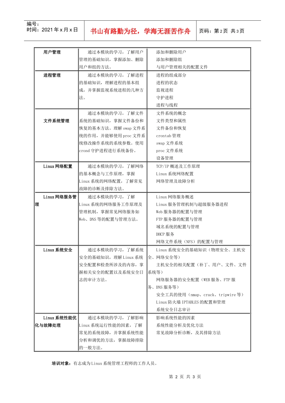 清华大学Linux系统管理工程师_第2页