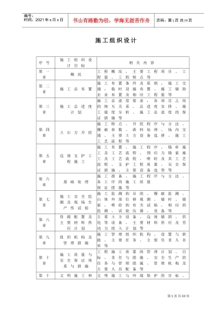 清江水布垭大坝右岸趾板及厂房引水渠开挖施工组织设计方案(DOC71页)