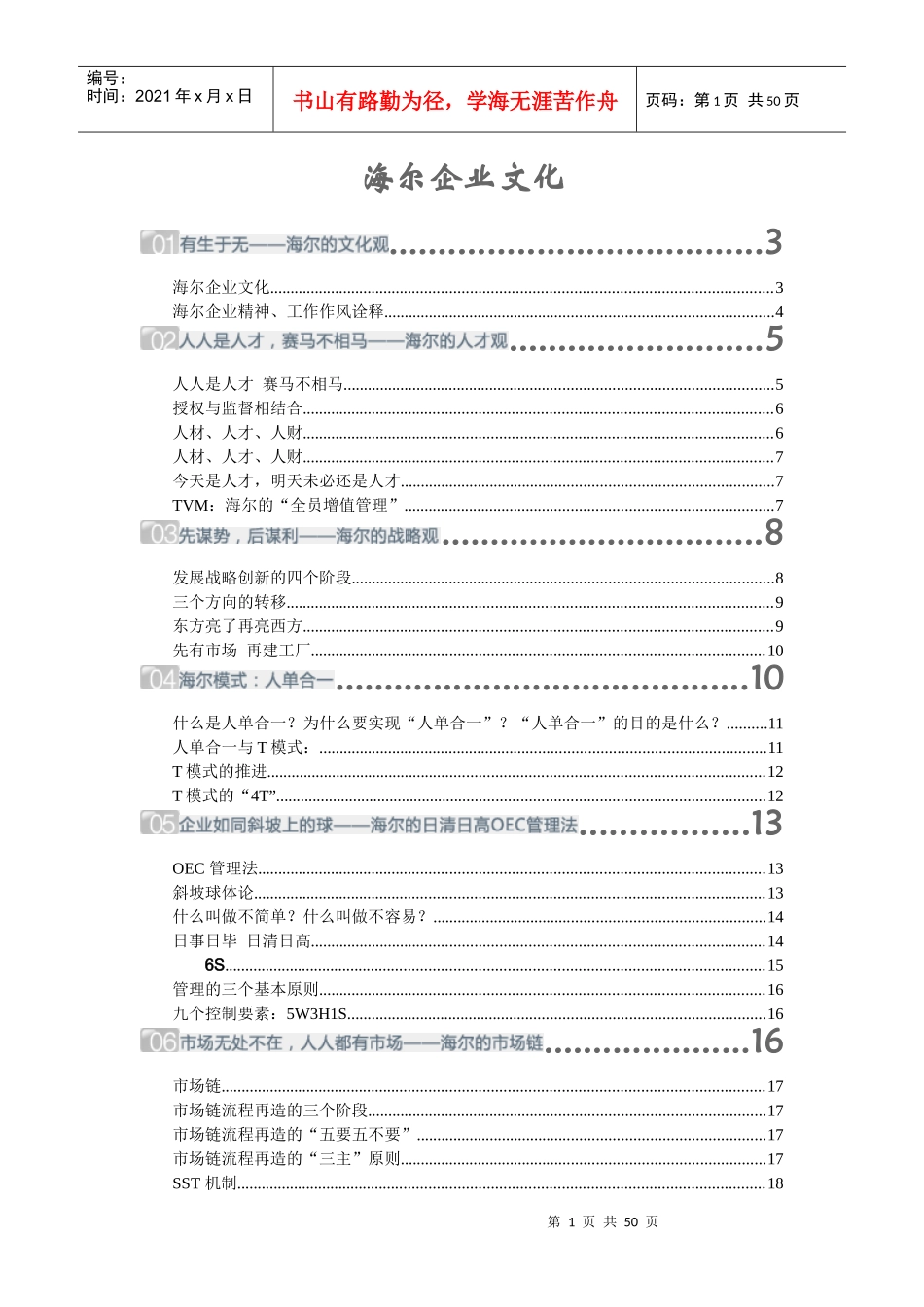 海尔企业文化大全_第1页