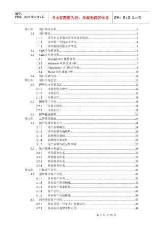 济南国华东方美郡别墅项目定位报告_74页