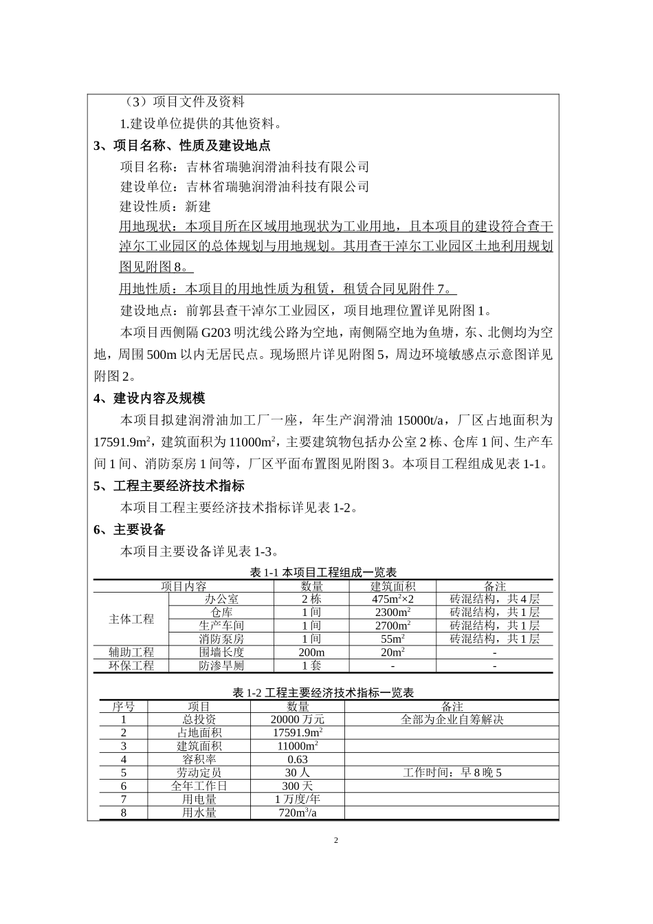 润滑油加工厂建设项目(DOC54页)_第3页