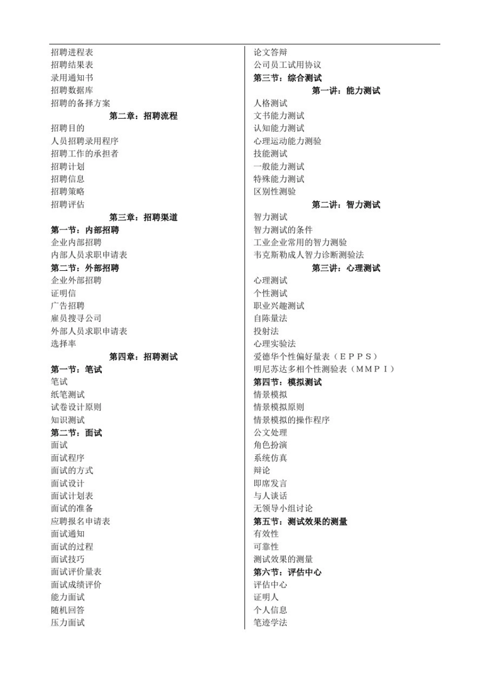 人力资源管理目录_第3页