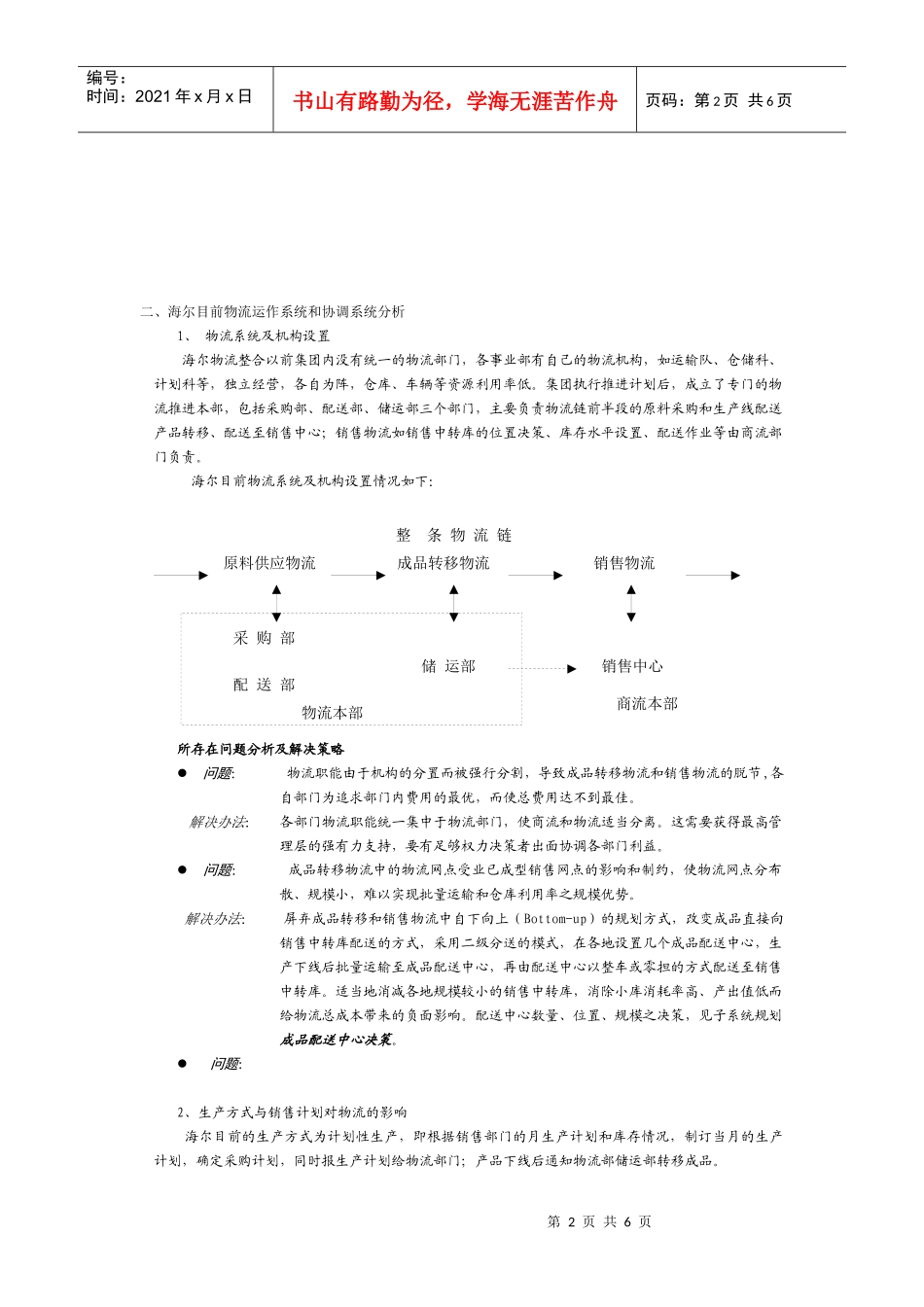 海尔整体物流方案_第2页