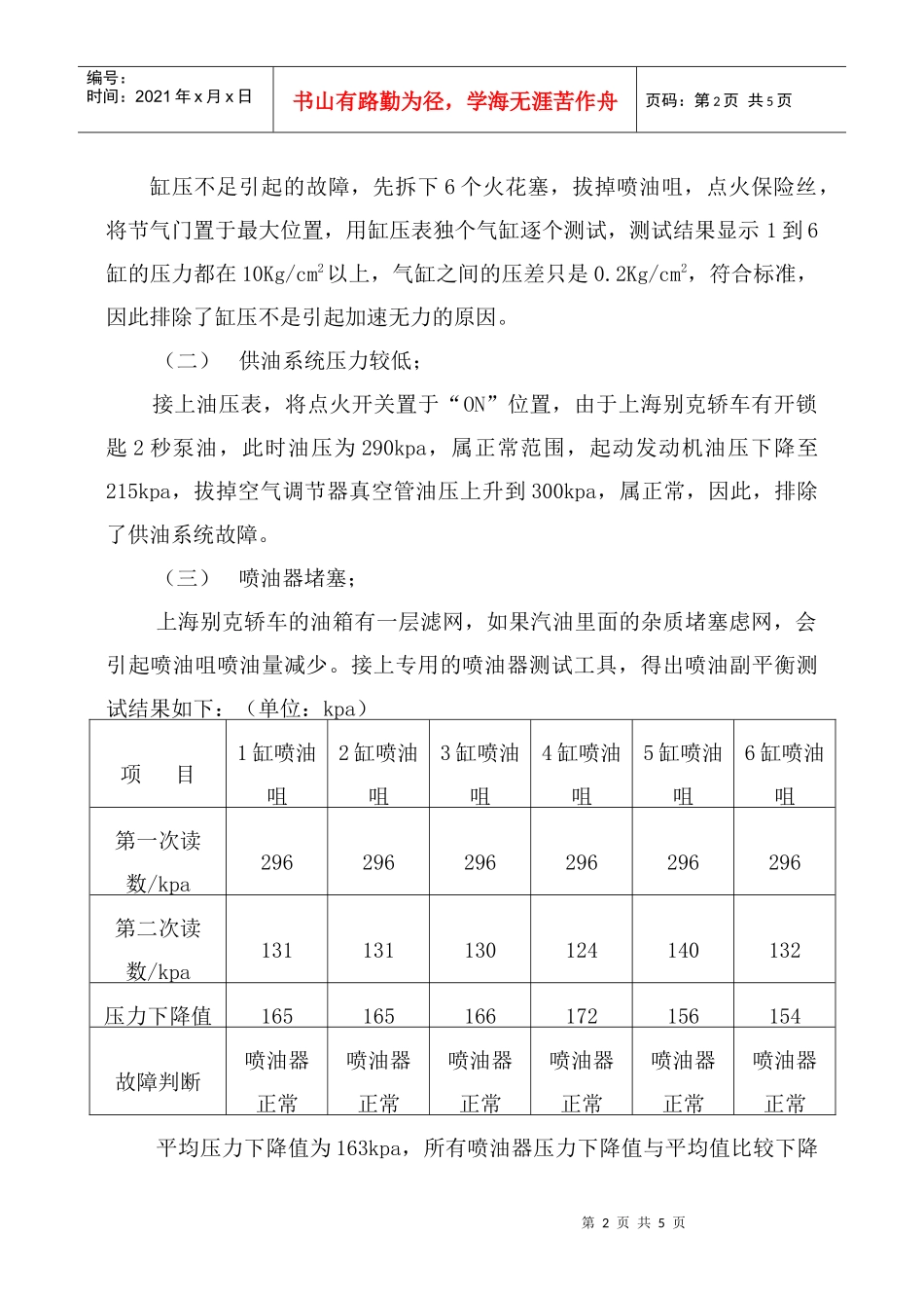 浅谈某汽车新世纪空气流量计的故障诊断与排除_第2页