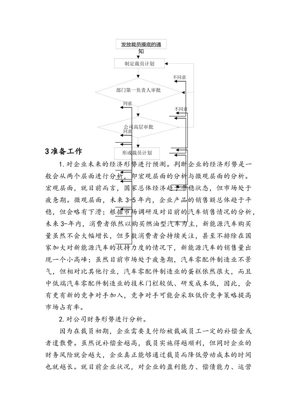 某公司人事部裁员方案_第3页